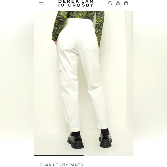 Derek Lam 10 Crosby ELIAN UTILITY PANTS
$295
COLOR: WASHED WHITE - Picture 2 of 6